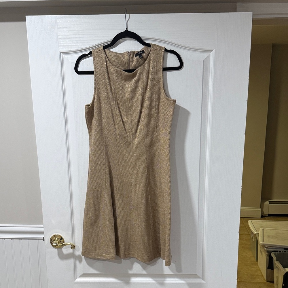 Apt. 9 Gold Sleeveless Mini Dress